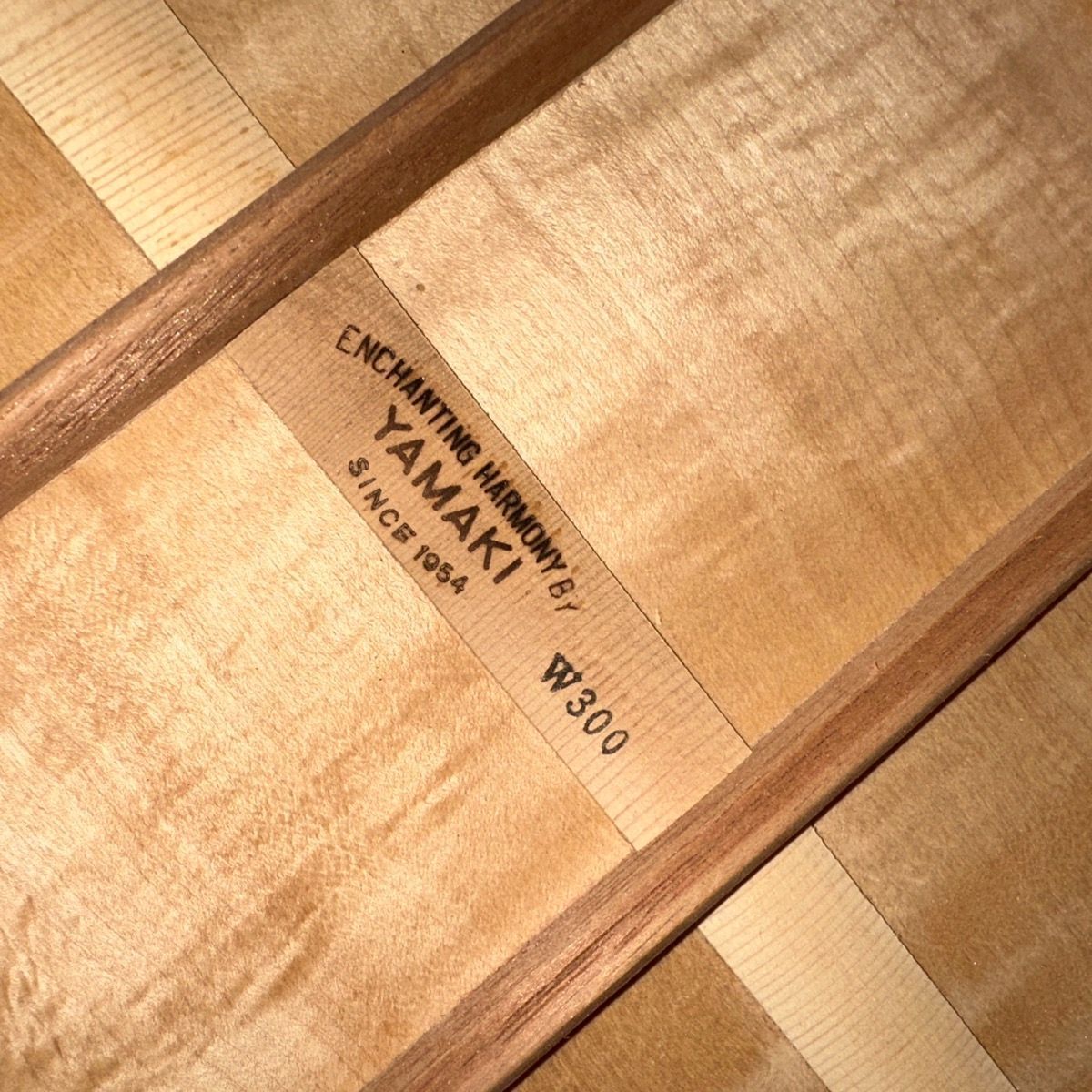 Japan vintage ヤマキ YAMAKI W-300 YAMAKI W-300 1970年代製【MAPLE WOOD MATERIAL!!】”Japan