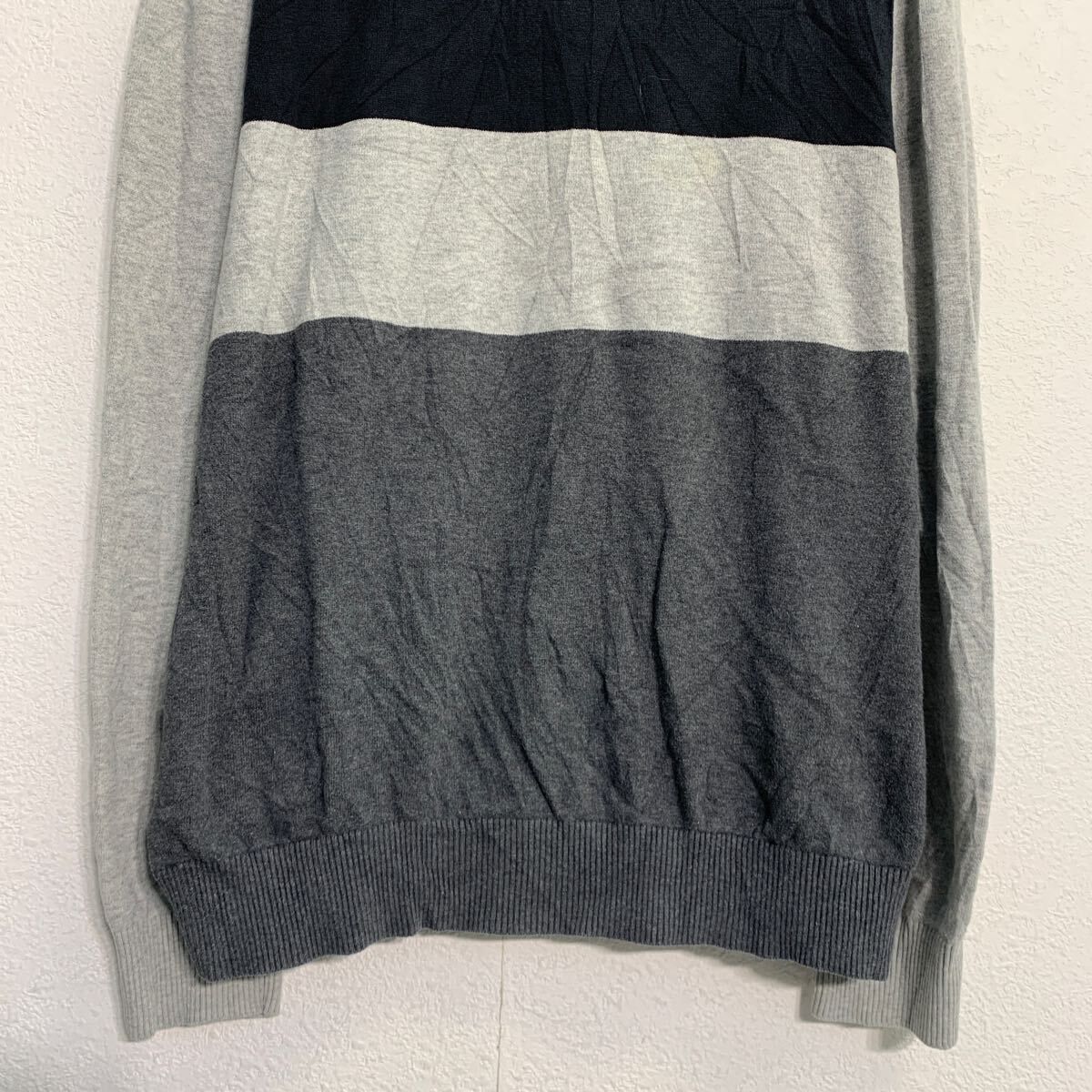 nautica ハーフボタンニット XL グレー 90s ハーフジップ セーター - メルカリ