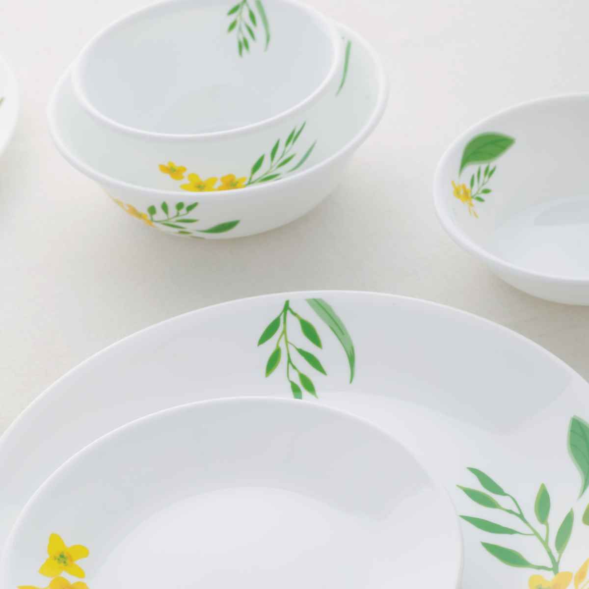 A1298-6/織部焼/加藤春岱 作/織部向付4客/共箱/飾皿/盛鉢/懐石