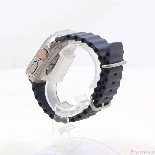 〔 品〕 Apple Watch Ultra GPS Cellular 49mm チタニウムケース ミッドナイトオーシャンバンド 196