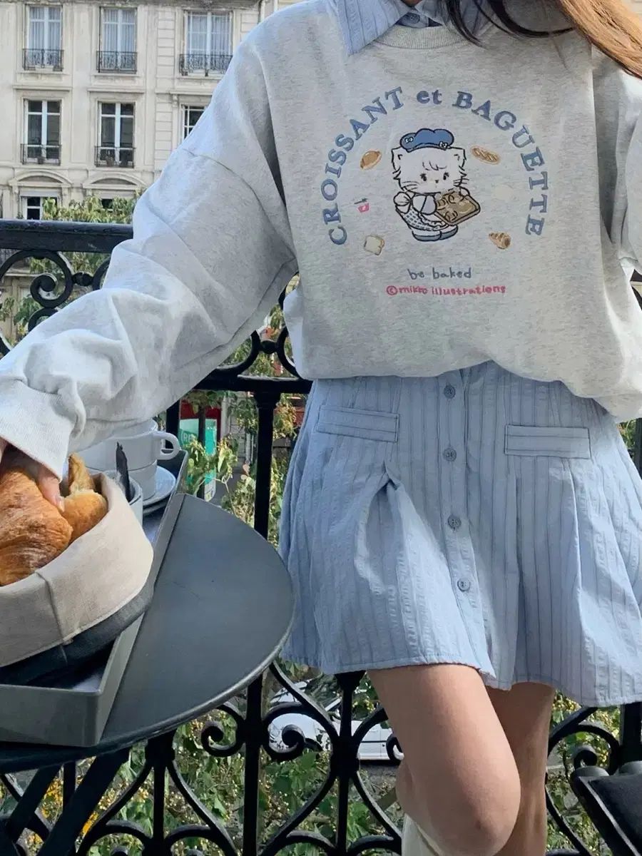 ミコフレンズ ムース クロワッサン トレーナー