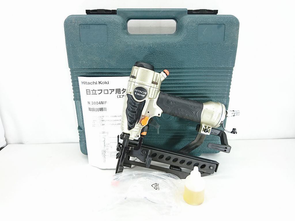 s24t-0286n【中古】HITACHI 日立工機 常圧 フロアタッカー N3804MF 
