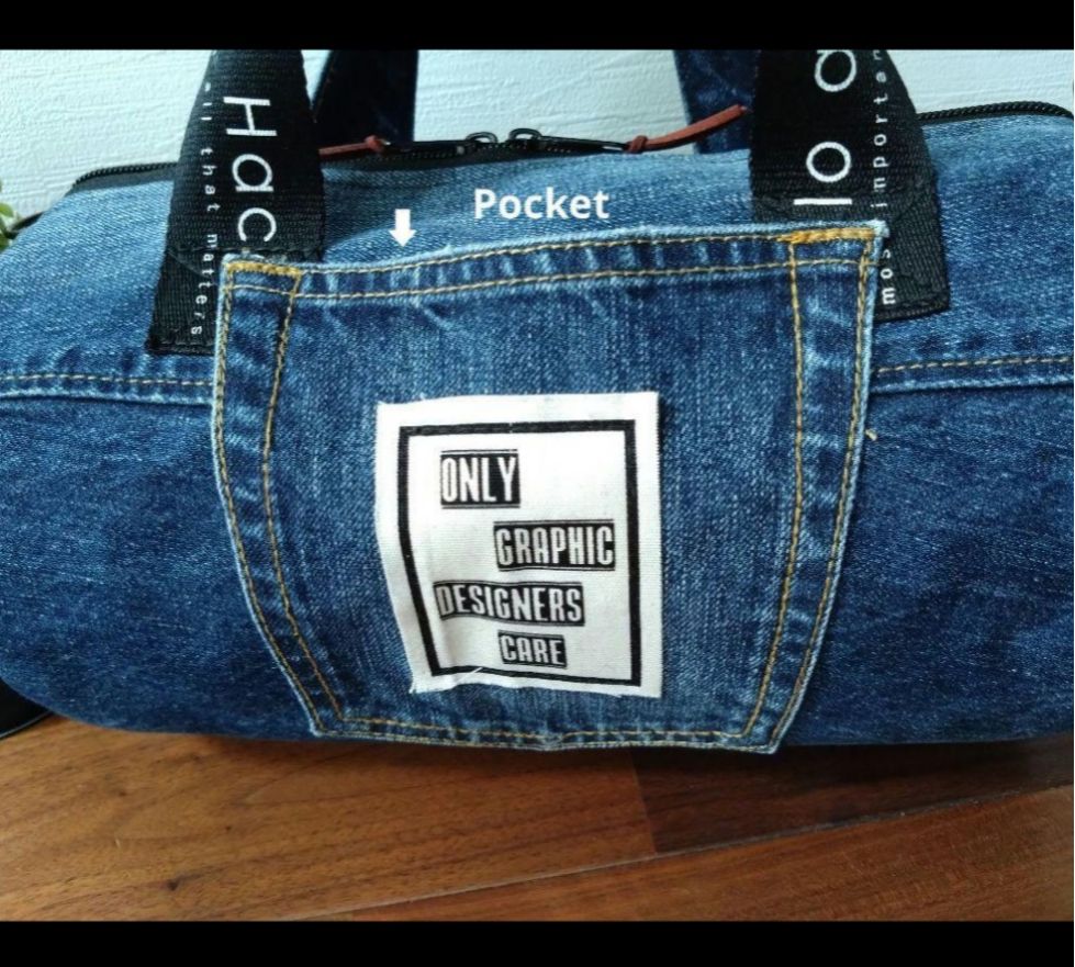 専用❕№724【DENIM❌️ドラム缶型ショルダーバッグ♥】デニム