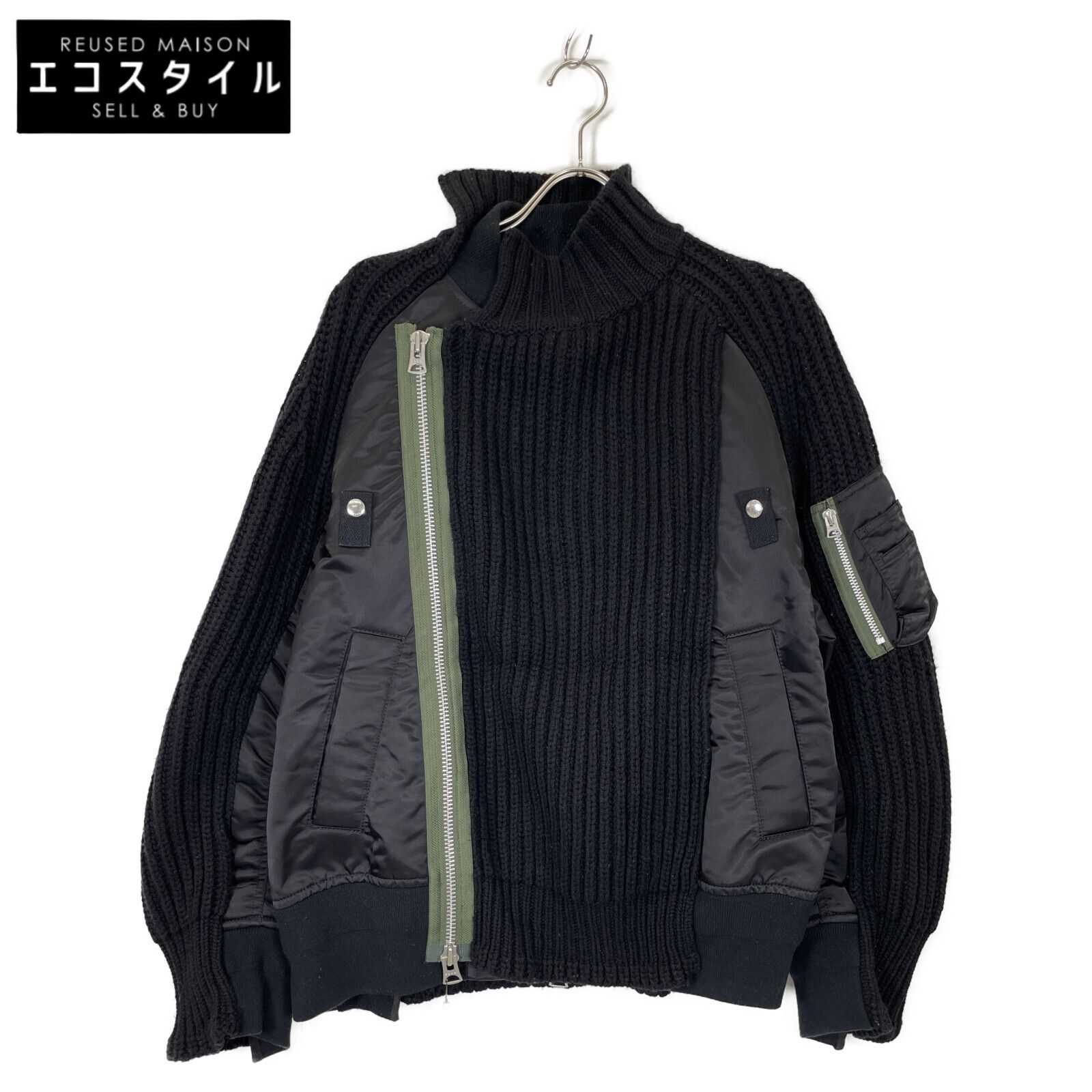 ジャケット・アウター 22AW Nylon Twill Mix Knit Blouson 22AW Nylon Twill Mix Knit Blouson 22AW Nylon Twill Mix Knit