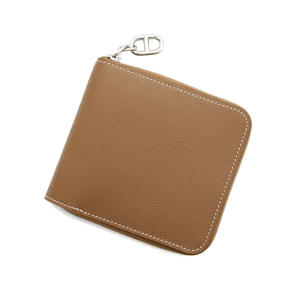 HERMES / べアンミニ ゴールド 2つ折り財布 A刻印 二つ折り財布 HERMES / べアンミニ ゴールド 2つ折り財布 A刻印 二つ折り財布