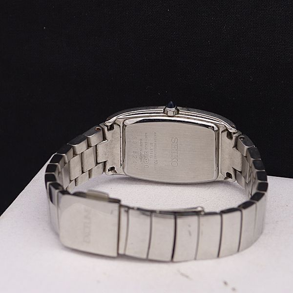 良品 セイコー QZ 4J41-0AJ0 エクセリーヌ シルバー文字盤