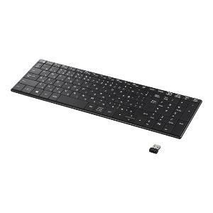 【新品・2営業日で発送】BUFFALO バッファロー 2.4GHz無線 コンパクトキーボード ブラック(BSKBW330BK)