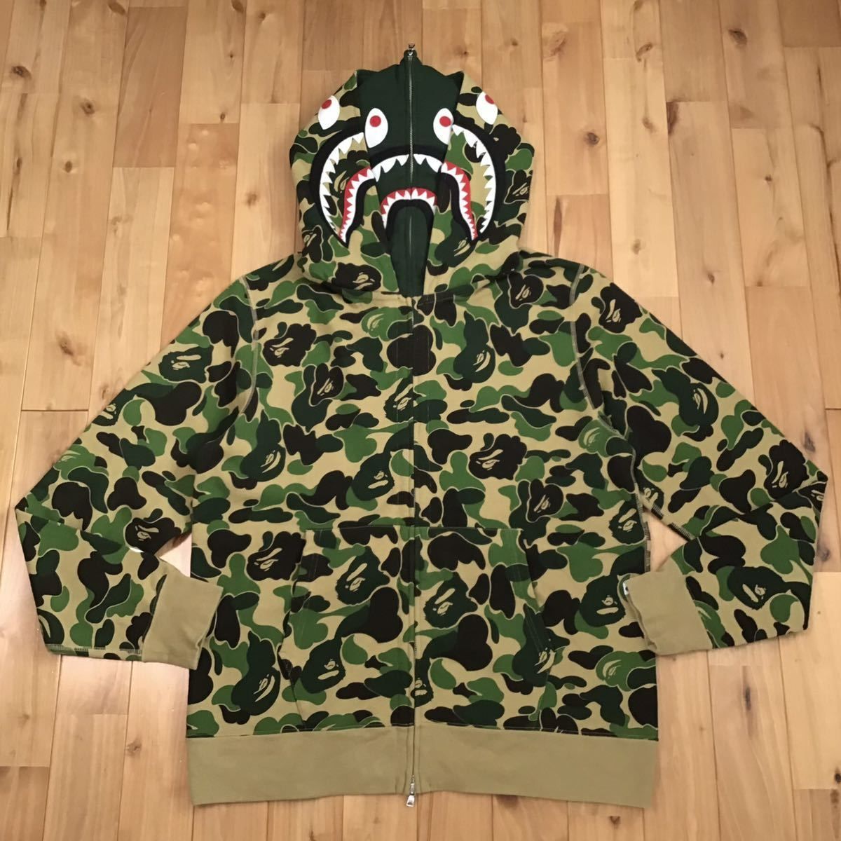 ☆2XL☆ ABC camo ダブル シャーク パーカー Double shark full zip 