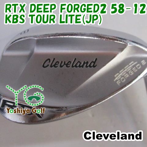 ウェッジ クリーブランド RTX DEEP FORGED2 58-12|KBS TOUR LITE JP |S|58 134099