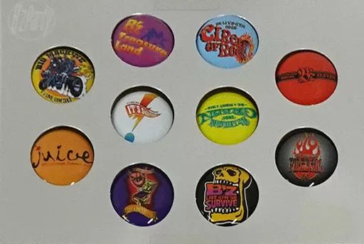 中古】バッジ・ピンズ B'z 缶バッジセット(10個組) 「B'z PARTY