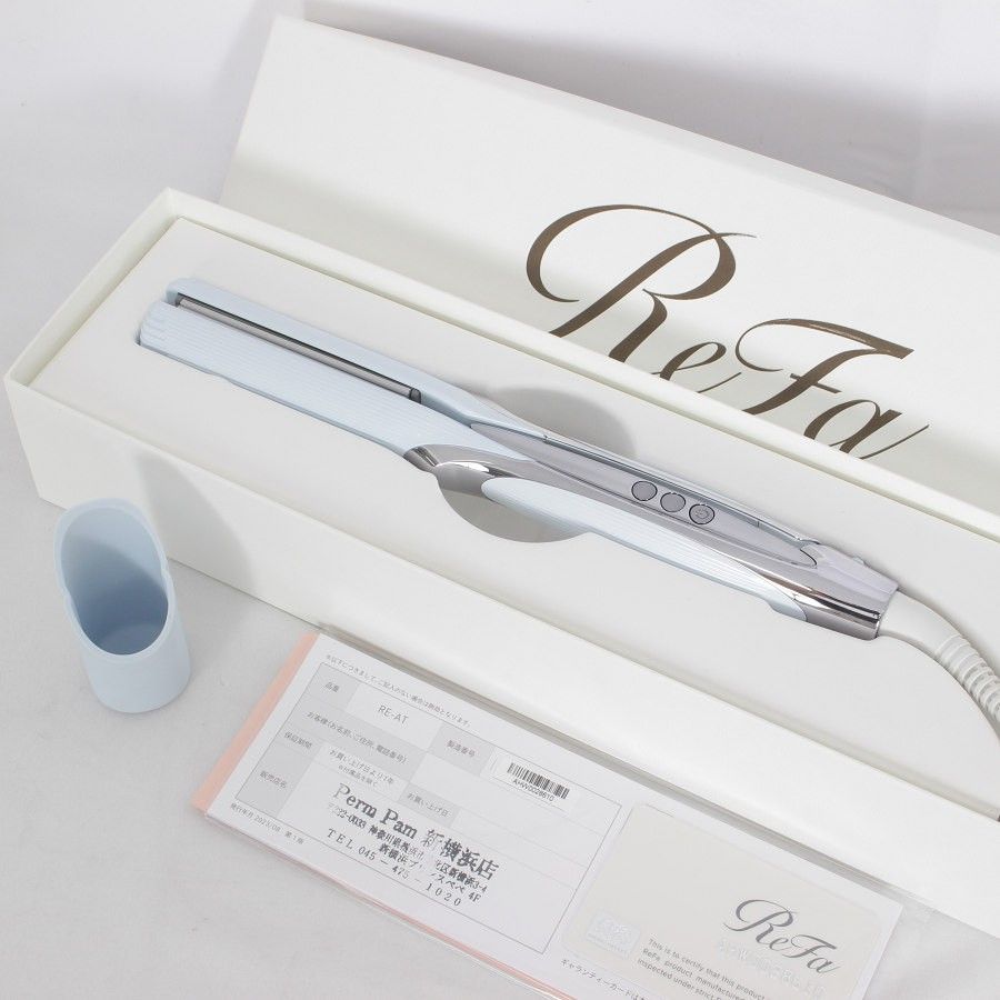 美品】MTG ReFa STRAIGHT IRON PRO RE-AT-02A ホワイト リファ  