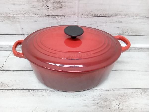 ル・クルーゼ　オーバル 両手鍋 29cm チェリーレッド 鋳物 ホーロー Amazon｜ココット・オーバル 29cm チェリーレッド｜保温調理鍋