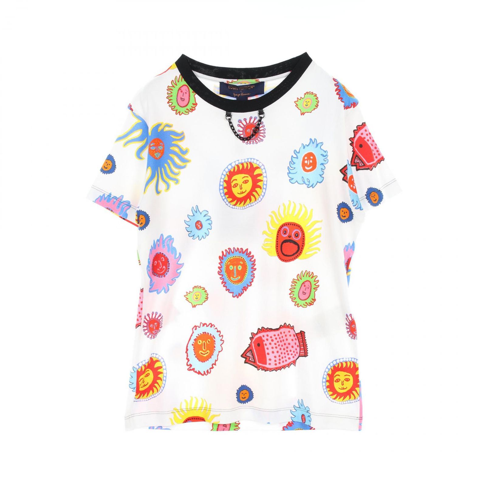 ルイ ヴィトン LOUIS VUITTON カットソー LV × YK フェイスプリント RW232J VD9 FOTS16 コットン Tシャツ レディース