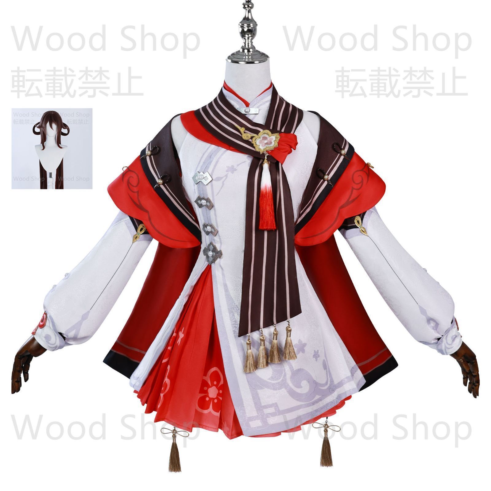 原神 GENSHIN Hu Tao フータオ 胡桃 残雪に咲く紅 Cherries Snow-Laden コスチューム コスプレ コスプレ衣装 キャラクター衣装 文化祭 撮影