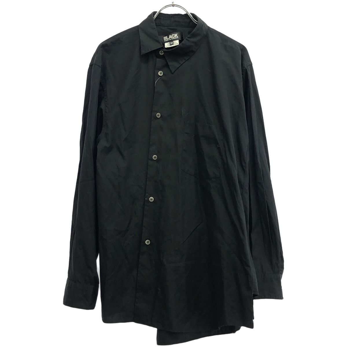 BLACK COMME des GARCONS アシンメトリーシャツ