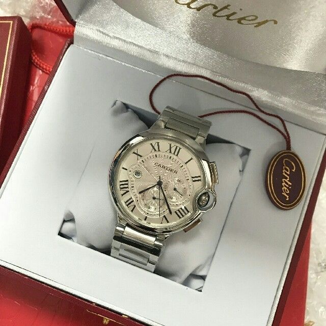 カルティエ cartier 腕時計43mm クオーツ時計
