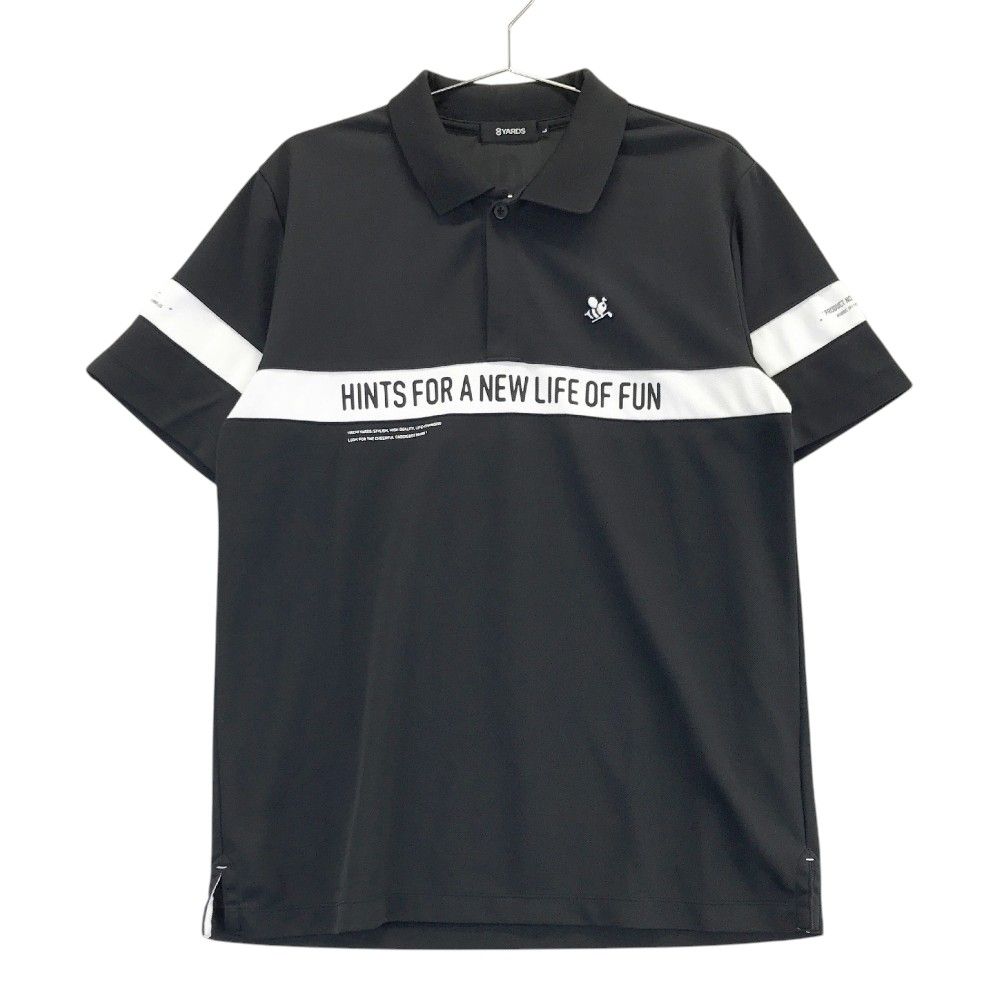 8YARDS ハチヤーズポロシャツメンズL ロゴゴルフ半袖