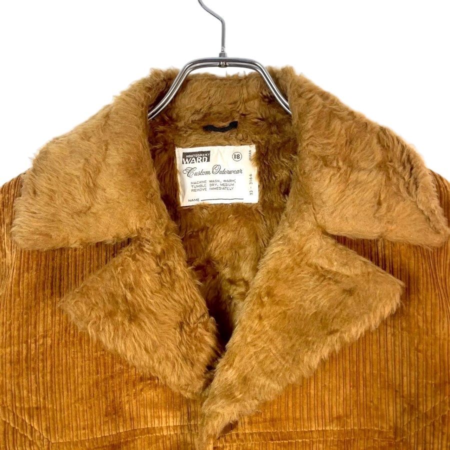 60s70s日本製モンゴメリーワードMONTGOMERY WARD裏地ボアコーデュロイ