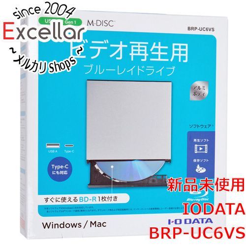 bn 16 I-O DATA製 ポータブルBlu-rayドライブ BRP-UC6VS