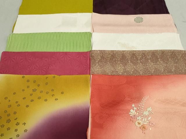 平和屋着物 和装小物 帯揚げ10枚セット 正絹 DAAV8203by