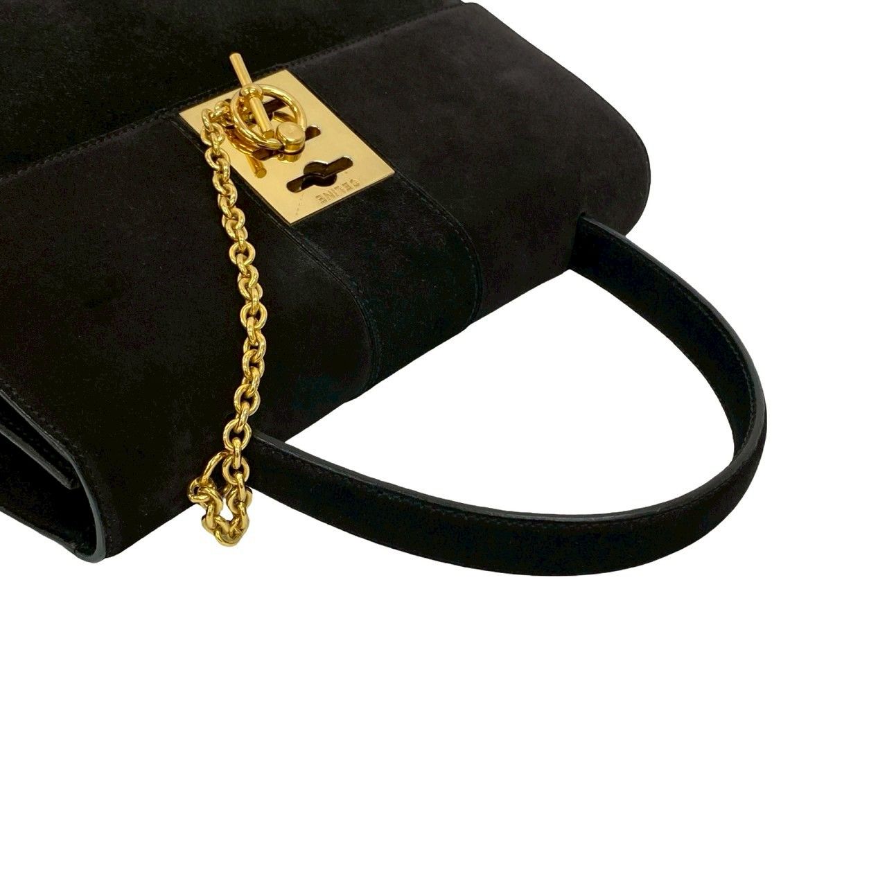 極 美品 CELINE セリーヌ ヴィンテージ リング金具 ロゴ 極 美品 CELINE セリーヌ ヴィンテージ リング金具 ロゴ