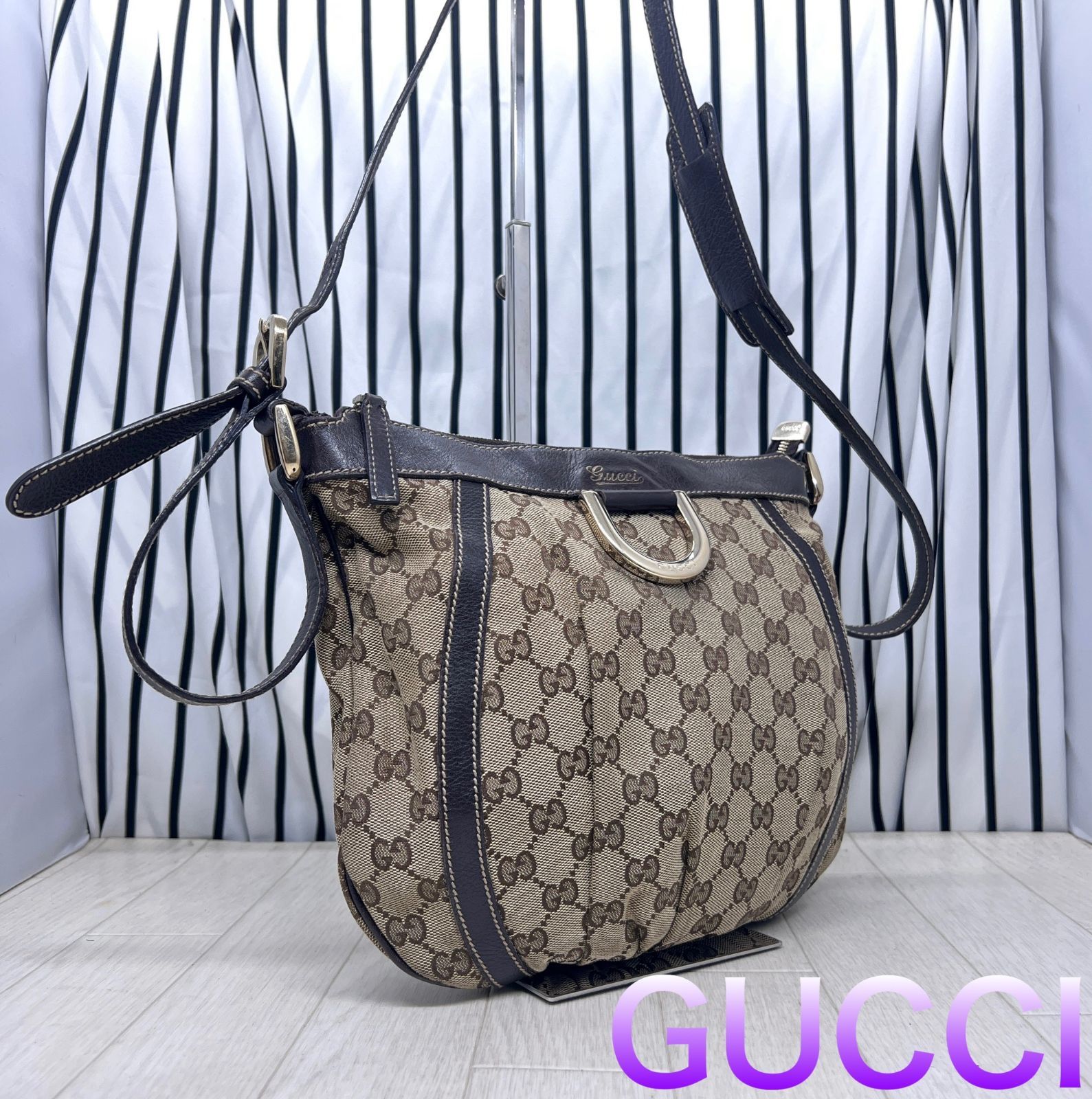 【格安】GUCCI×グッチ GG柄斜めがけショルダーバッグ