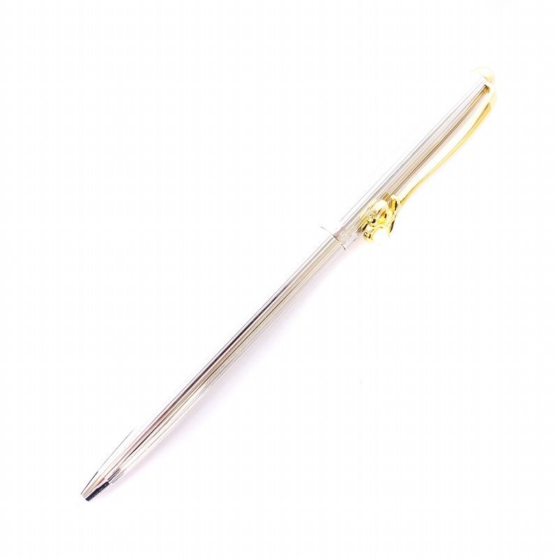 ミキモト MIKIMOTO ボールペン 文房具 筆記用具 回転式 パール
