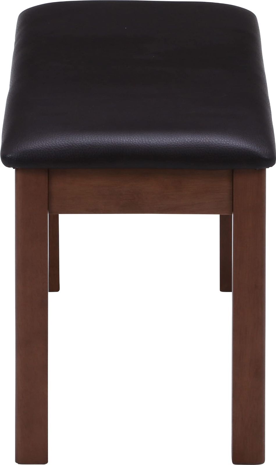 在庫 天然木 合皮 ブラウン 床に傷がつきにくい 幅95×奥行35×高さ43cm 組立商品 2人掛け モルト ダイニングベンチ 98819 不二貿易 MARWIL-DEMENAGEMENTS_CH