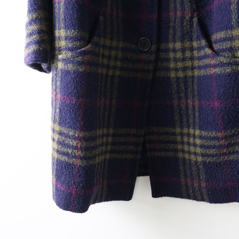 ポールスミス Paul Smith ウール モヘヤブレンド スタンドカラー