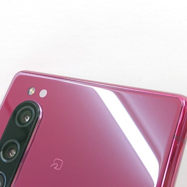 Xperia 5 SO-01M ドコモ レッド 送料無料 ベスト 本体 c14035 即決OK