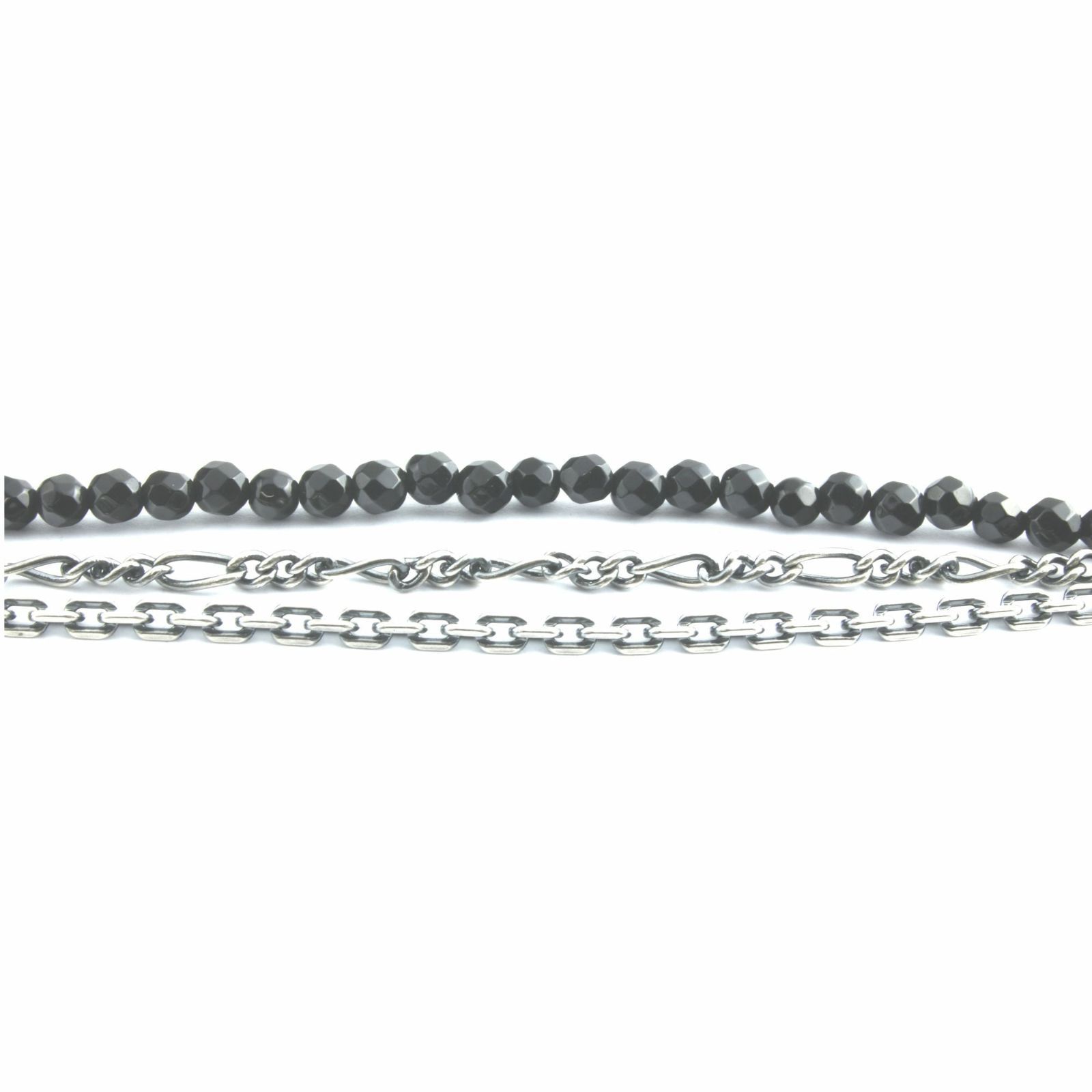 ブラックスピネル３連ブレスレット アルテミスクラシック