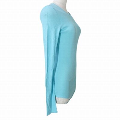 未使用品 イロット IIROT BODY SUIT ボディスーツ タグ付き 長袖 カットソー 1 S相当 スカイ ブルー系 IBO70 X レディース イロット IIROT BODY SUIT ボディスーツ タグ付き 長袖