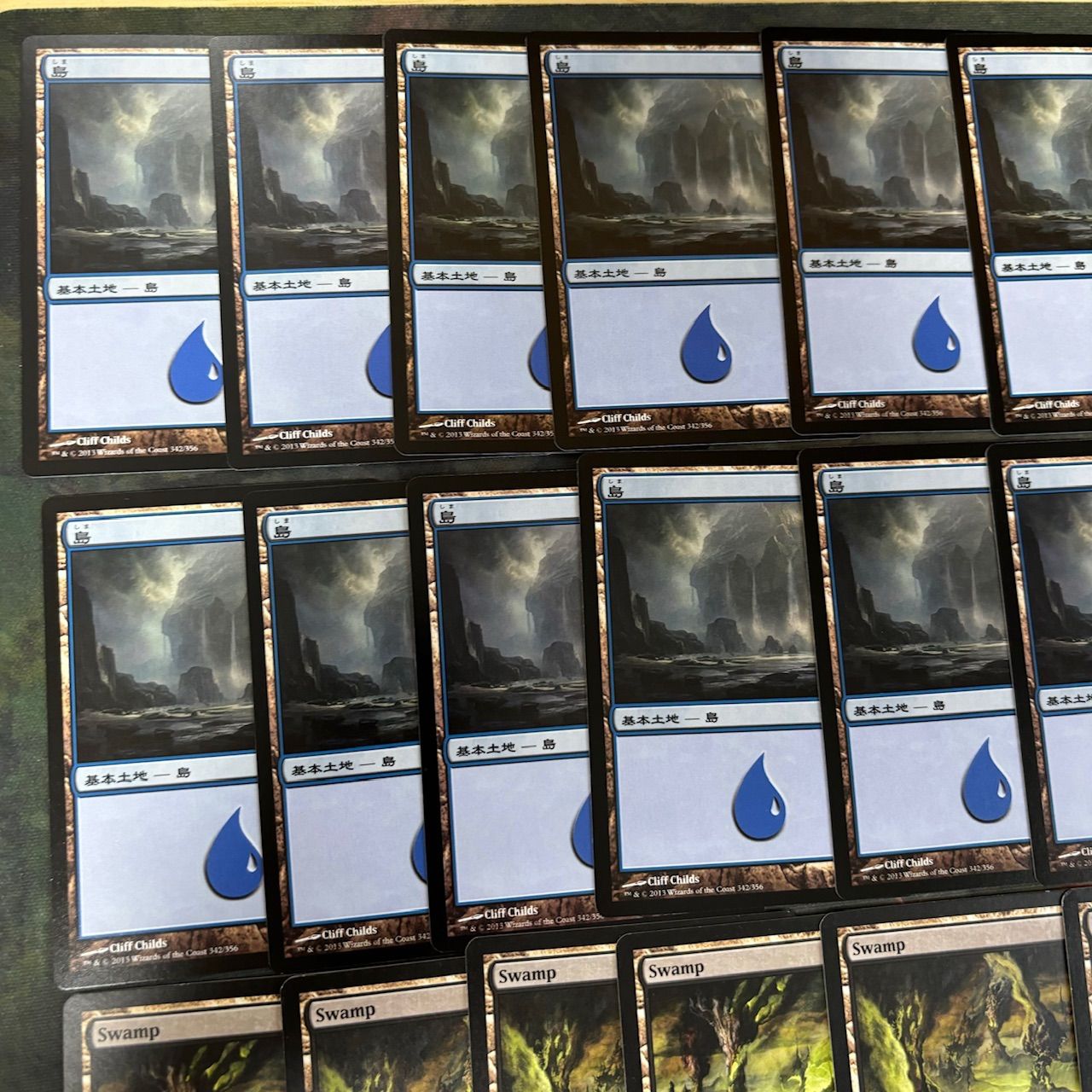 nvq33 1 基本土地セット 統率者戦 EDH 島 沼 36枚 まとめ MTG - メルカリ