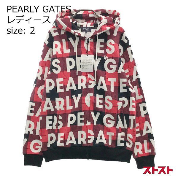 パーリーゲイツ ジャケット パーリーゲイツ PG マルチロゴプリント中綿ドビージャケット