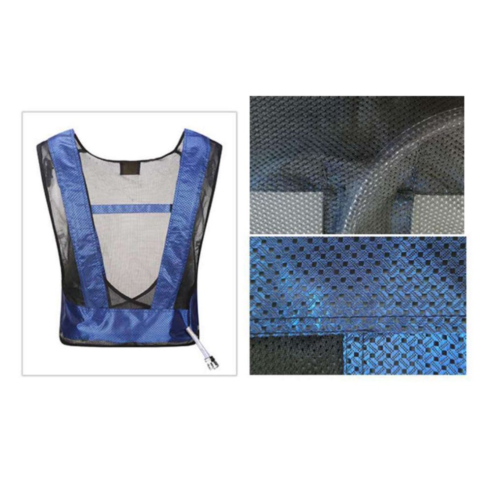 冷却ベストセット 熱中症予防 クールベスト 現場作業 溶接作業 空冷 作業着 熱中症対策 夏季 冷感フィルターありP_4