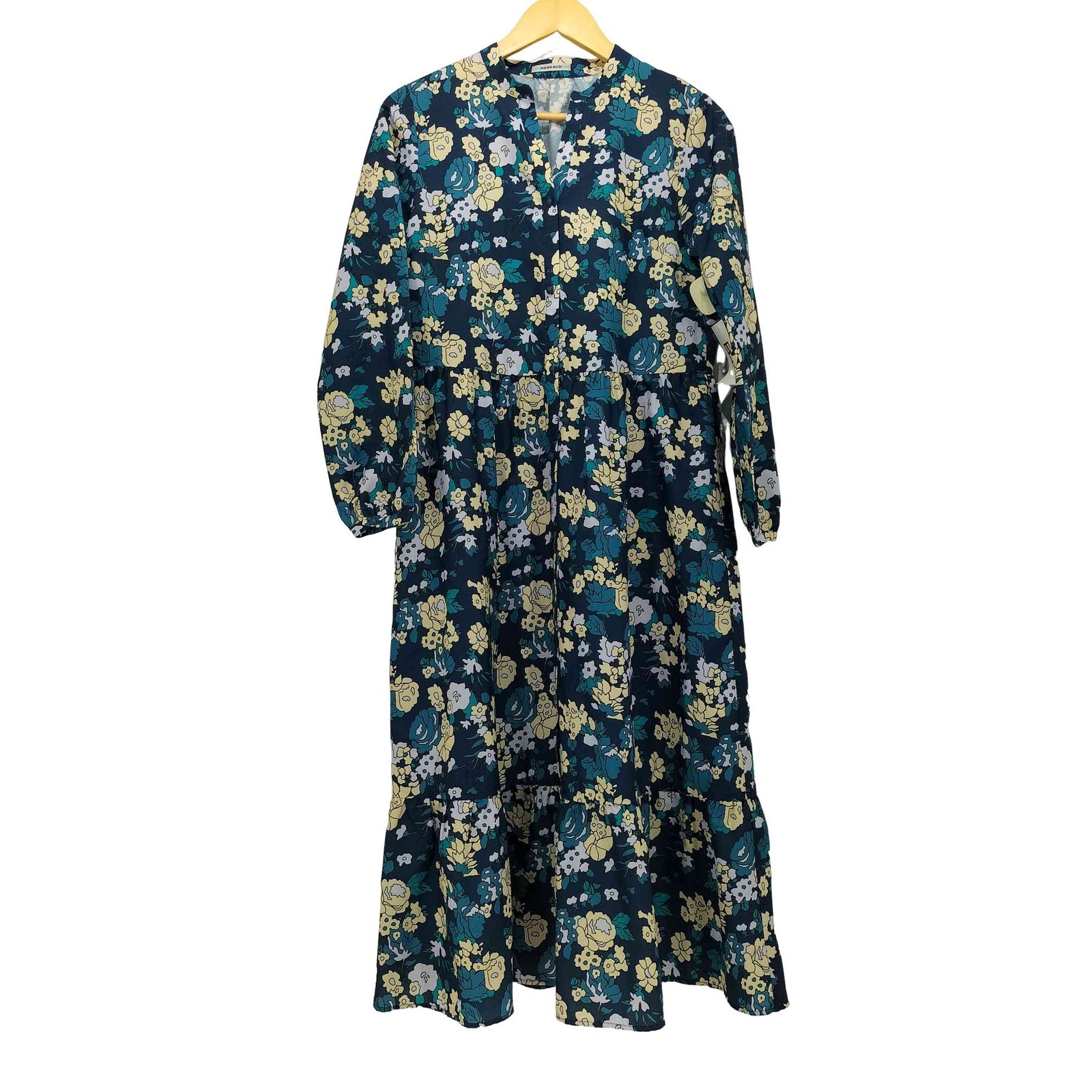 ローズバッド ROSE BUD 花柄 ロング ワンピース レディース FREE