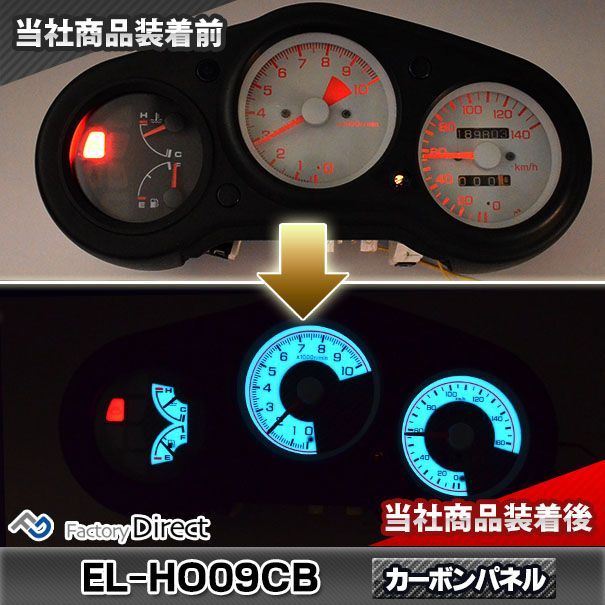 ホンダビート カーボン(綾織)メーターカバー＋RX−8メーター