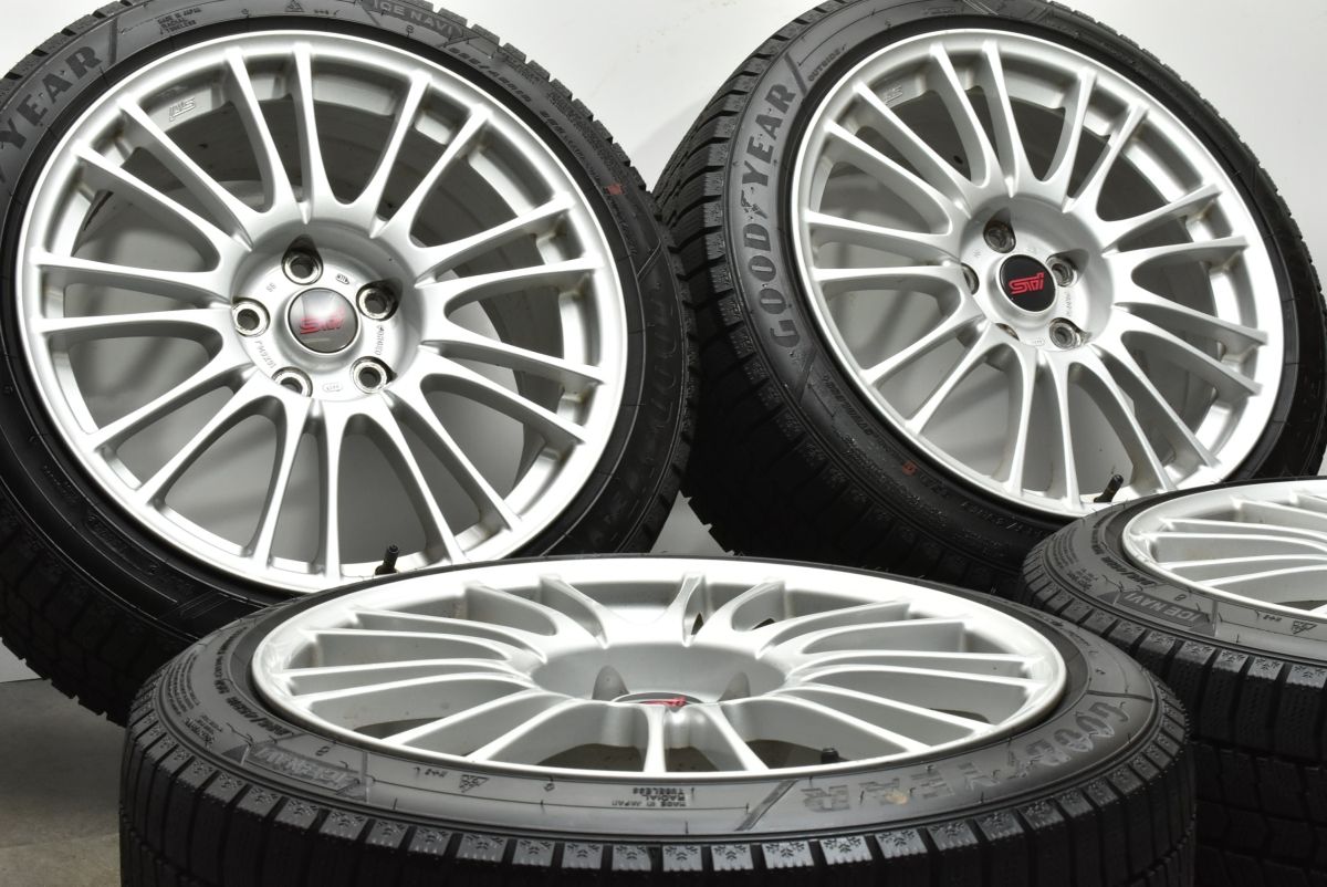 バリ溝】スバル WRX STI 純正 オプション BBS RV739 18in 8.5J +