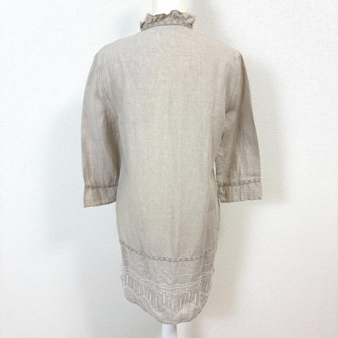 NON リネンシャツワンピース