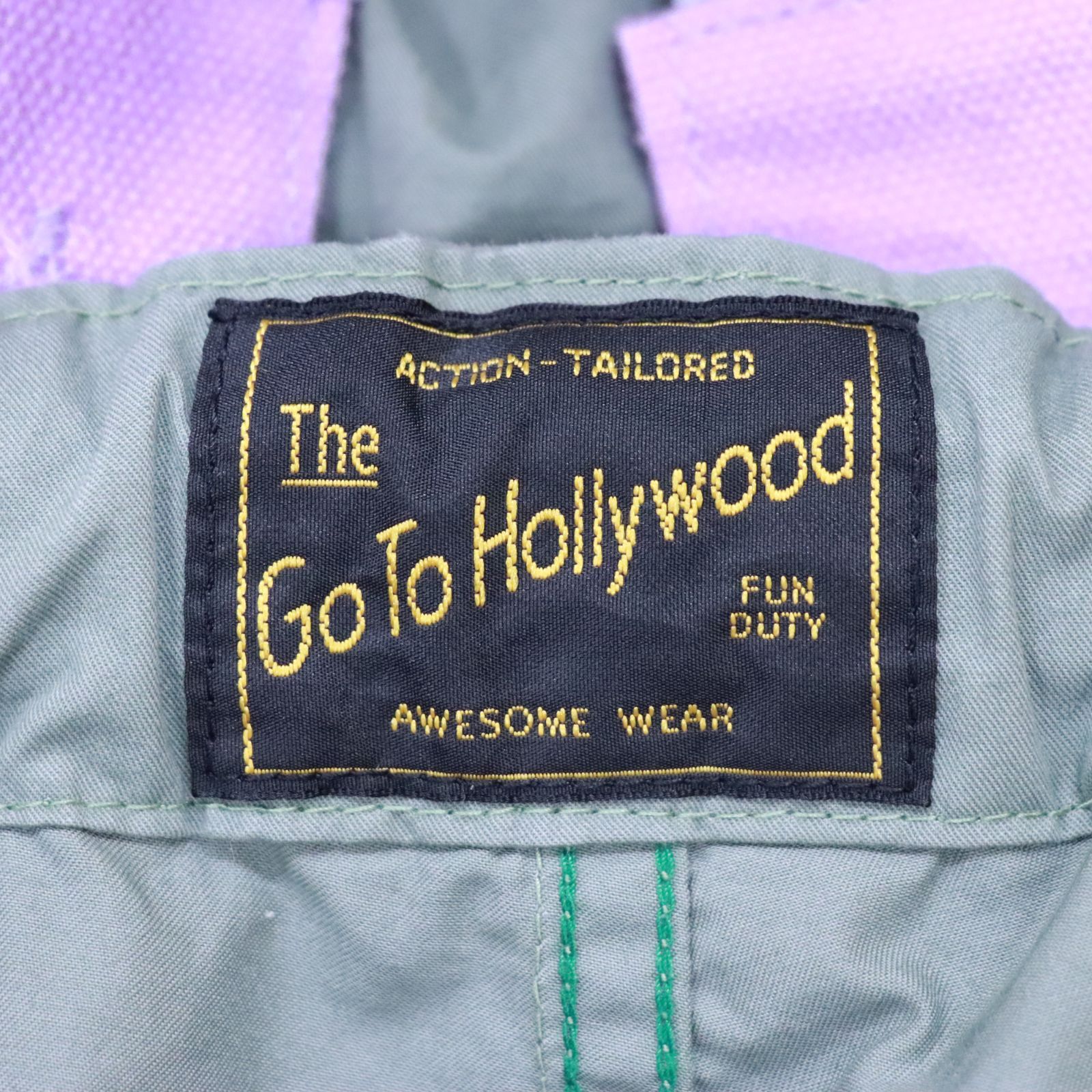 GO TO HOLLYWOOD ゴートゥ―ハリウッド ロイヤルネイビーサスペンダーパンツ 02 コットン KHK - メルカリ