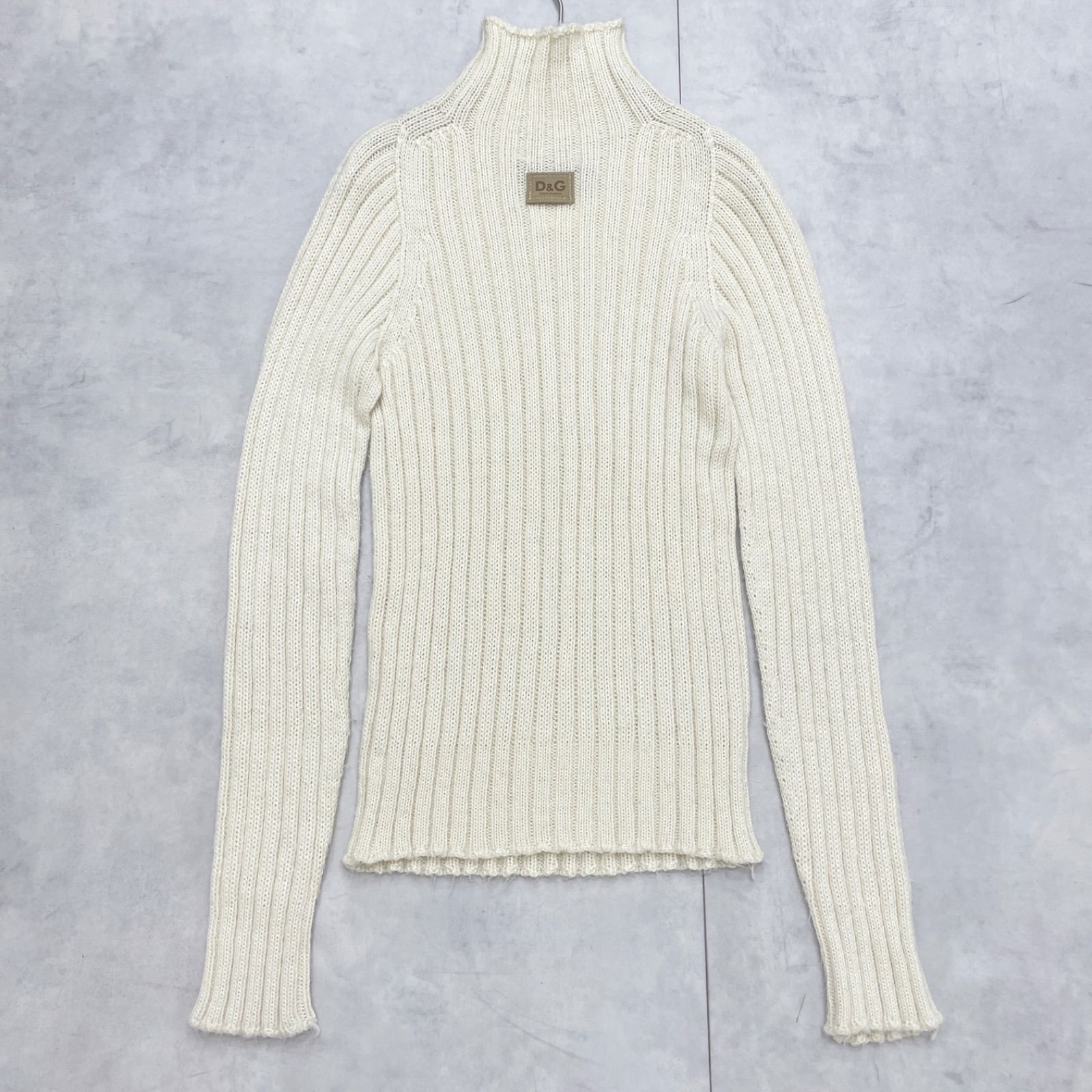 D&G DOLCE&GABBANA ドルチェアンドガッバーナ ニットトップス リブ 