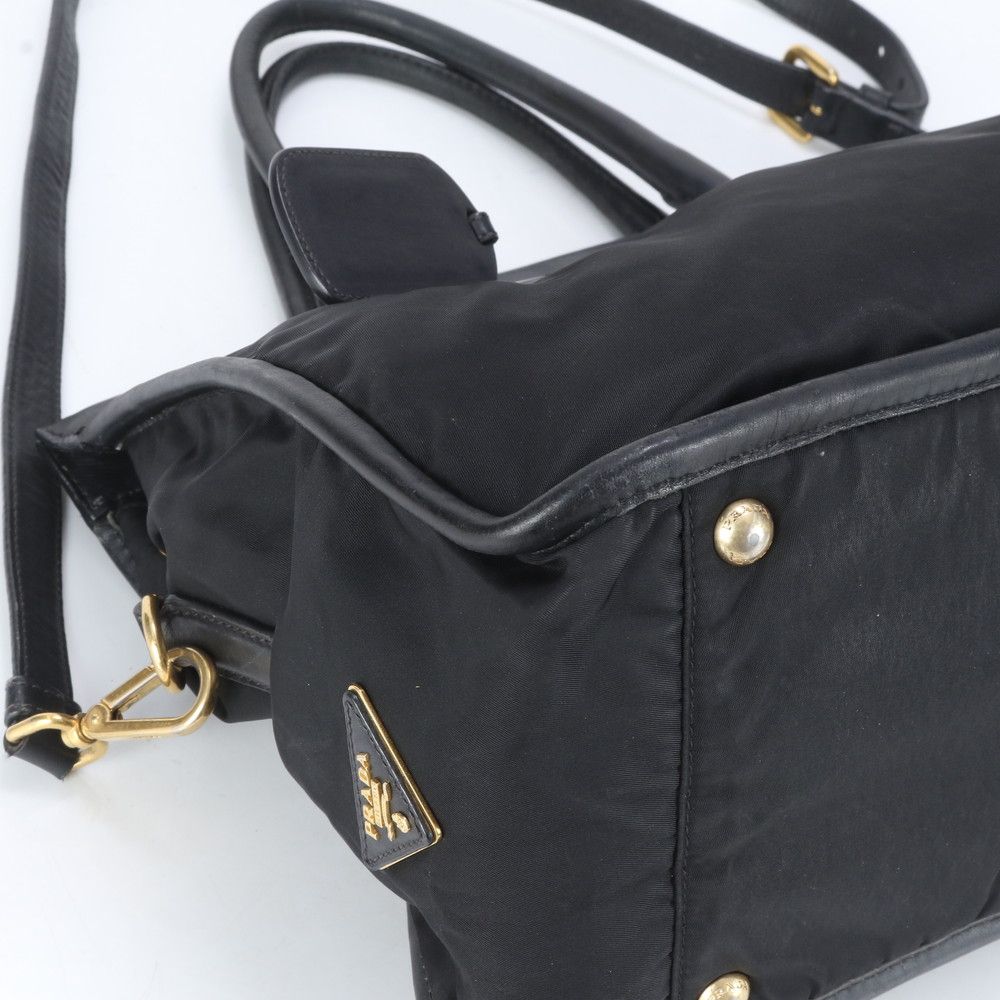 美品 プラダ レザー 2WAY ショルダーバッグ 斜め掛け ハンド