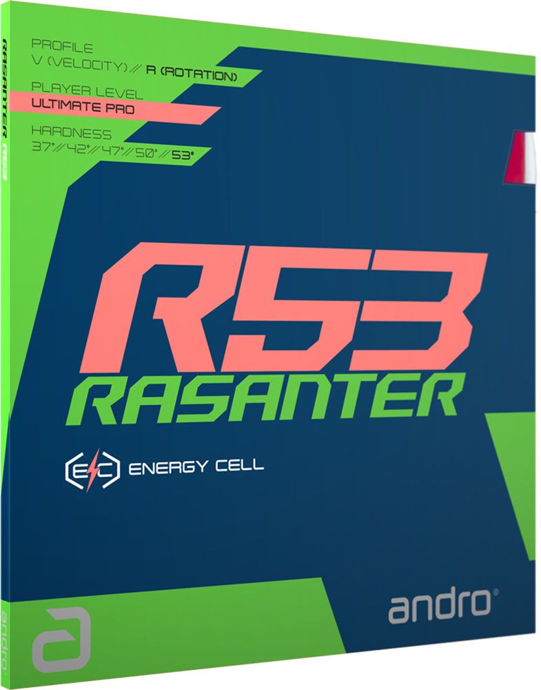 アンドロ andro 卓球 テンション系裏ソフトラバー ラザンター アール53 RASANTER R53   112292 RD アカ
