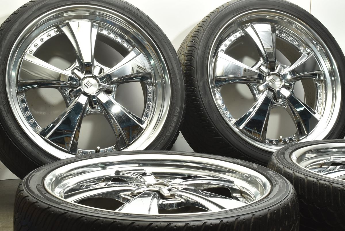 カスタム用に WORK LS ジュビリー SUV 24in 10J 57 PCD150 ヨコハマ パラダ スペックX 295 35R24 LX570 ランクル 200 100 シグナス