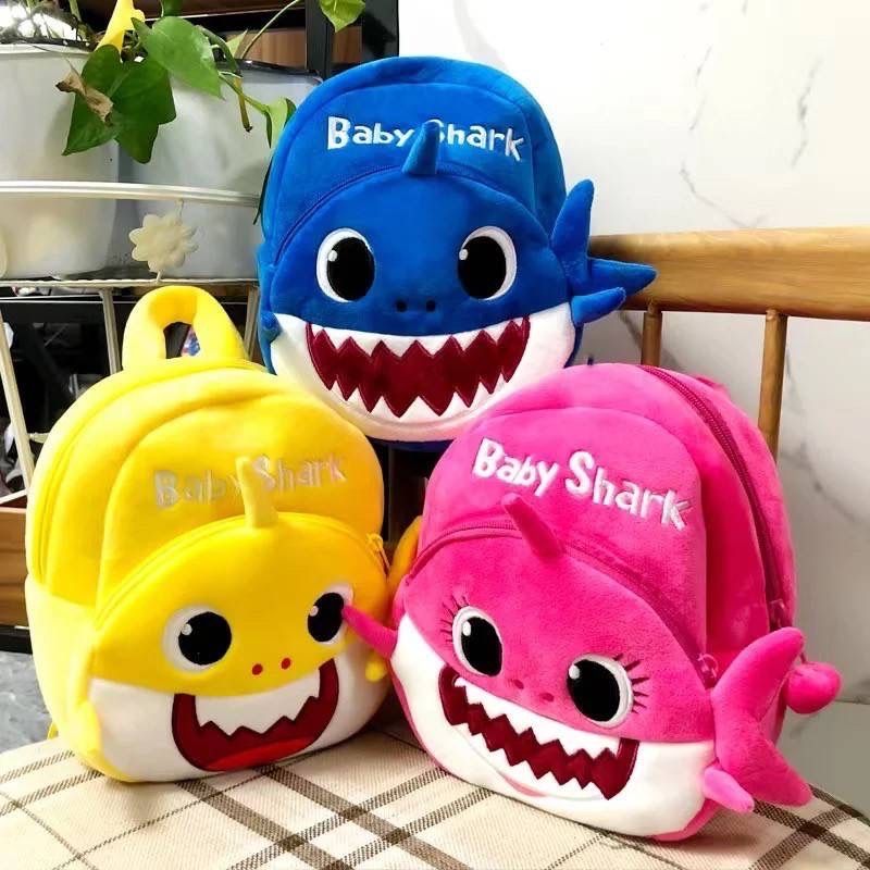 ベイビーシャーク アニメキャラクター 可愛ぃ子供用ふわふわリュック