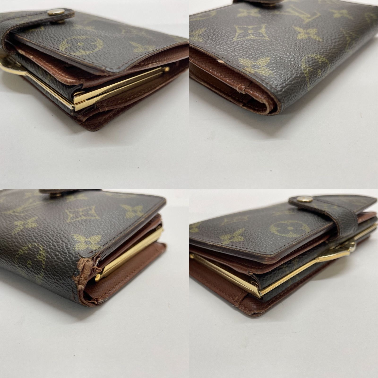 1989 LOUIS VUITTON ルイヴィトン モノグラム ヴィエノワ 折り