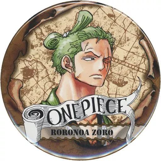 中古】バッジ・ピンズ ロロノア・ゾロ 「ワンピース コレクション缶