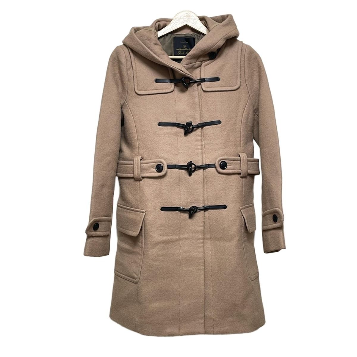 nano universe ナノユニバース ダッフルコート サイズ36 S レディース - ライトブラウン 長袖|冬