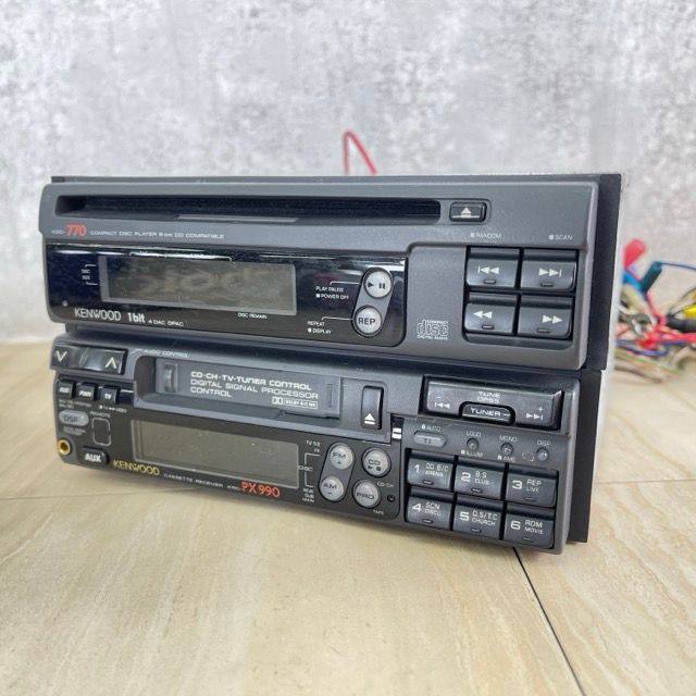 ケンウッド CDプレーヤー カセットレシーバー 2台セット 【中古】 KENWOOD KRC-PX990 KDC-770 カーオーディオ  未チェック/58753 - メルカリ