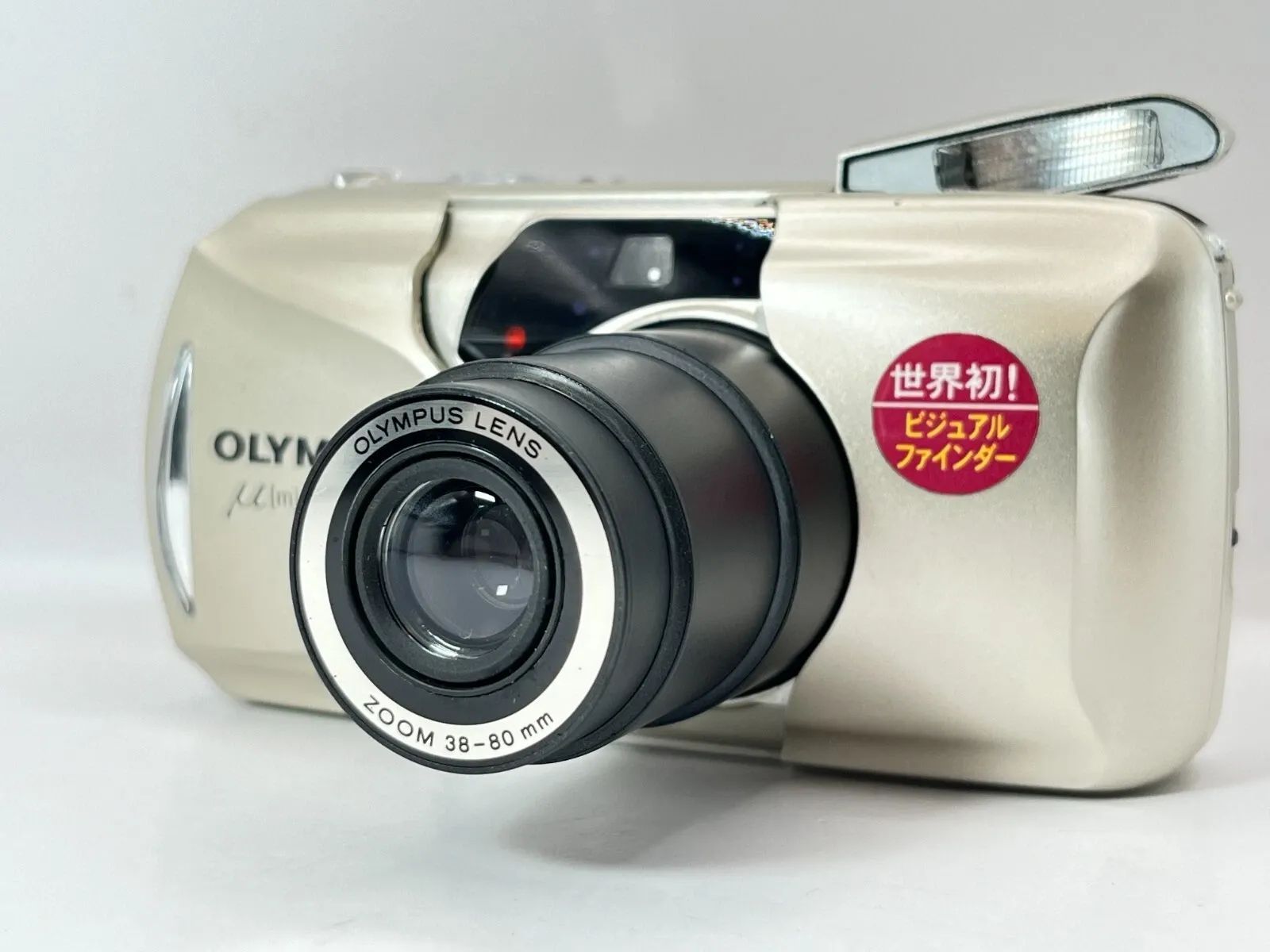 OLYMPUS オリンパス μ mju II ZOOM VF コンパクトフィルムカメラ パノラマ搭載 モデル B378